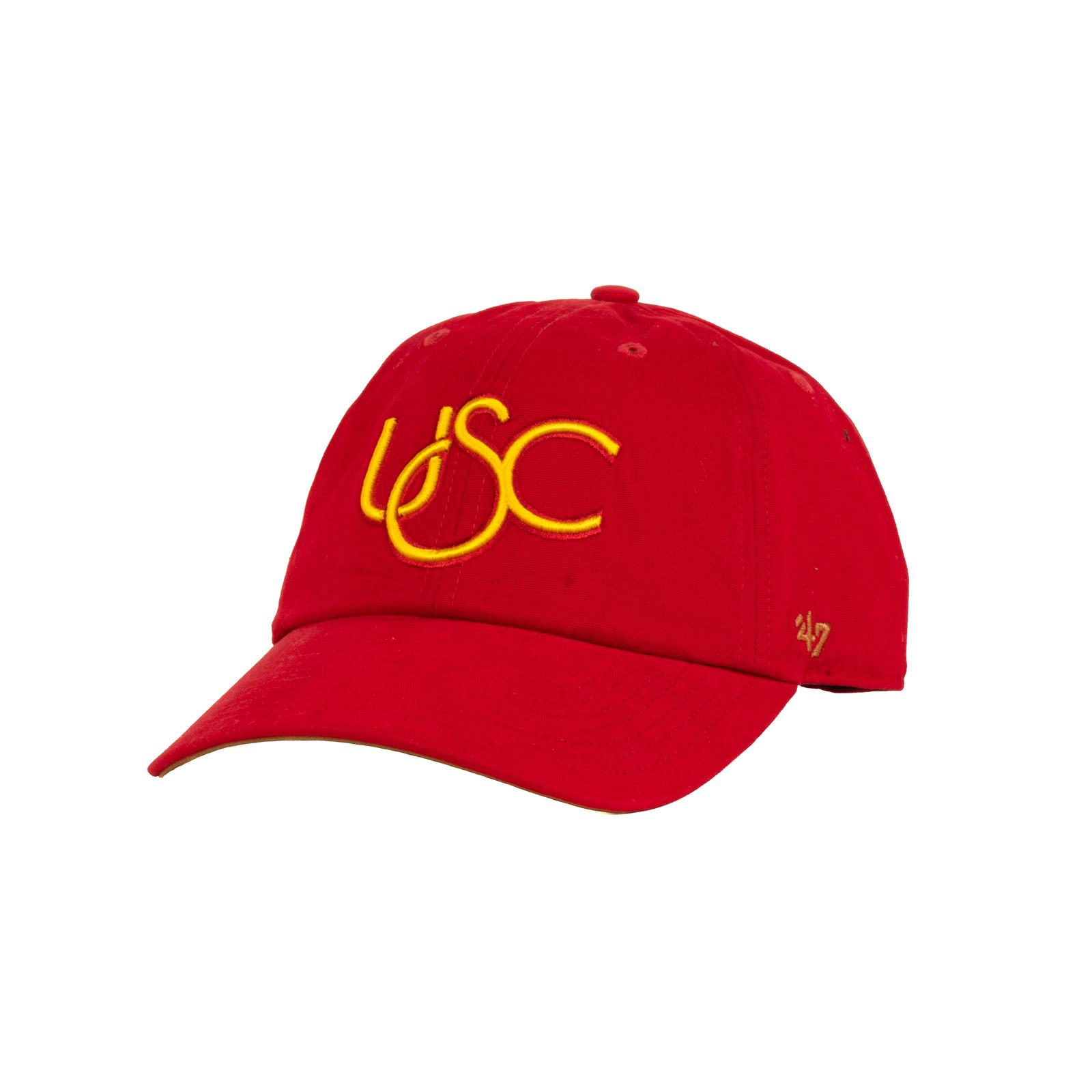 USC Trojans '47 Cardinal Vintage Logo Artifact Team Clean Up Hat